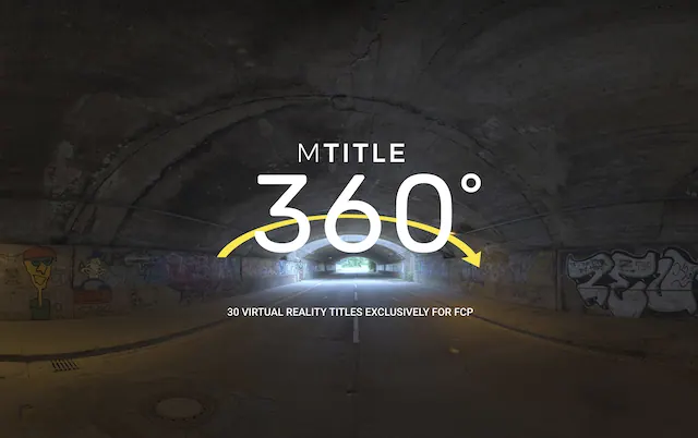 mTitle 360° – Final Cut Pro Plugin