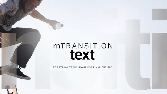 mTransition Text – Final Cut Pro Plugin