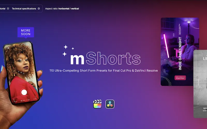 mShorts – Final Cut Pro Plugin