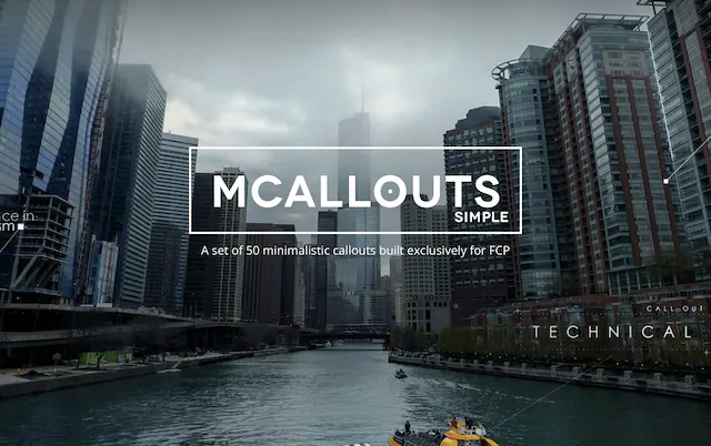 mCallouts Simple – Final Cut Pro Plugin