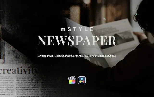mStyle Newspaper – Final Cut Pro Plugin