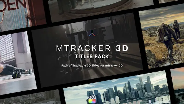 mTracker 3D Titles Pack – Final Cut Pro Plugin