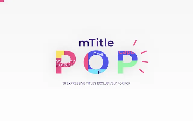 mTitle Pop – Final Cut Pro Plugin